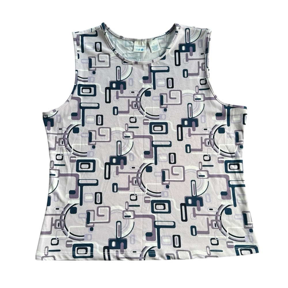 VTG Prospirit Abstract Pattern Tank Top